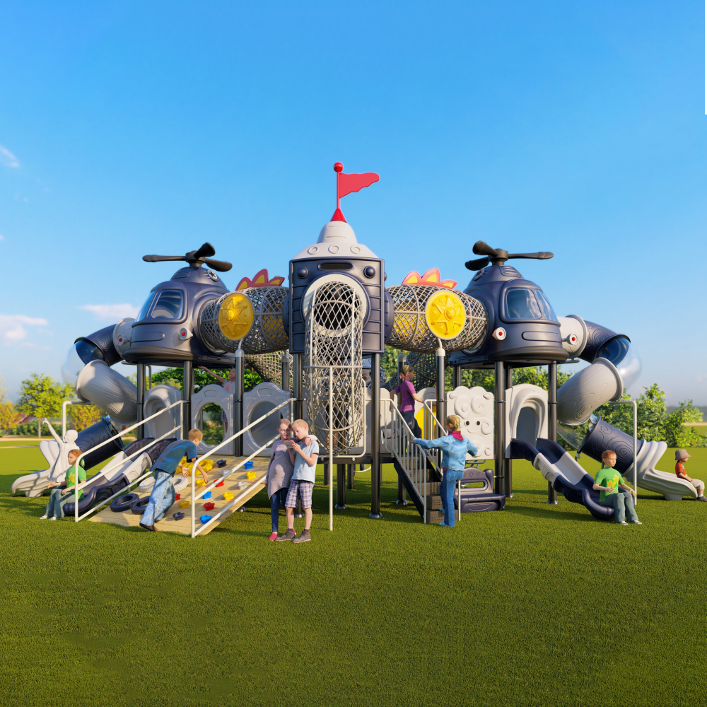 Outdoor Children'S Park - Safety-Certified High Quality Outdoor Plastic Slide