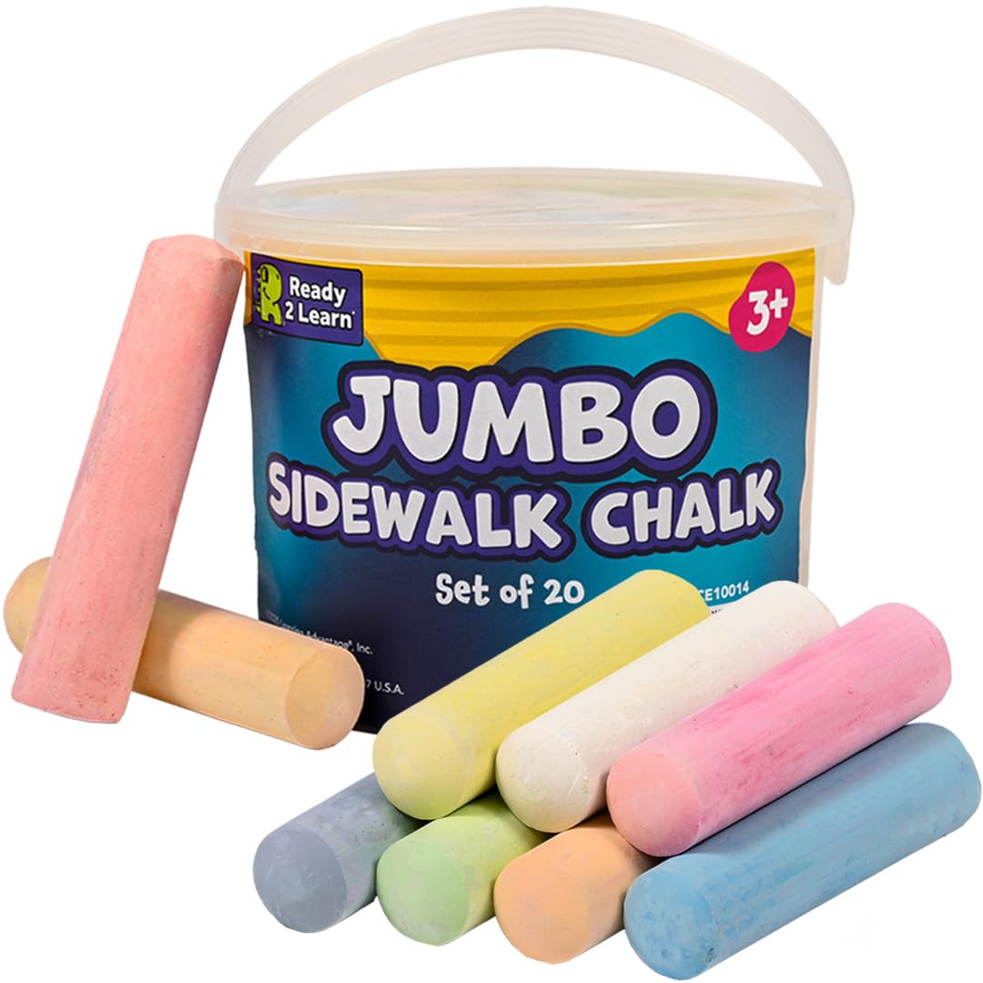 Chalk Outdoor Jumbo - Jumbo Sidewalk Chalk Set of 20