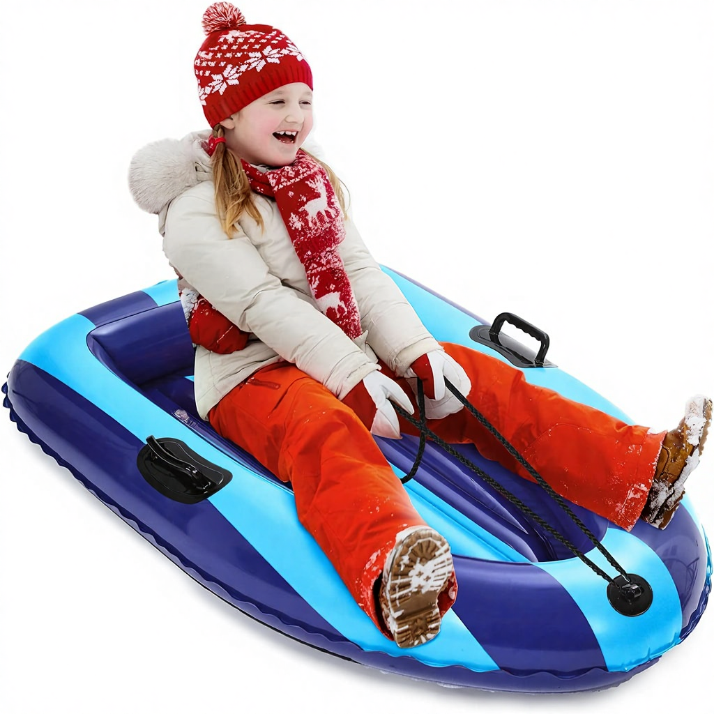 Outdoor Kid - QPAU Inflatable PVC Snow Sled Heavy