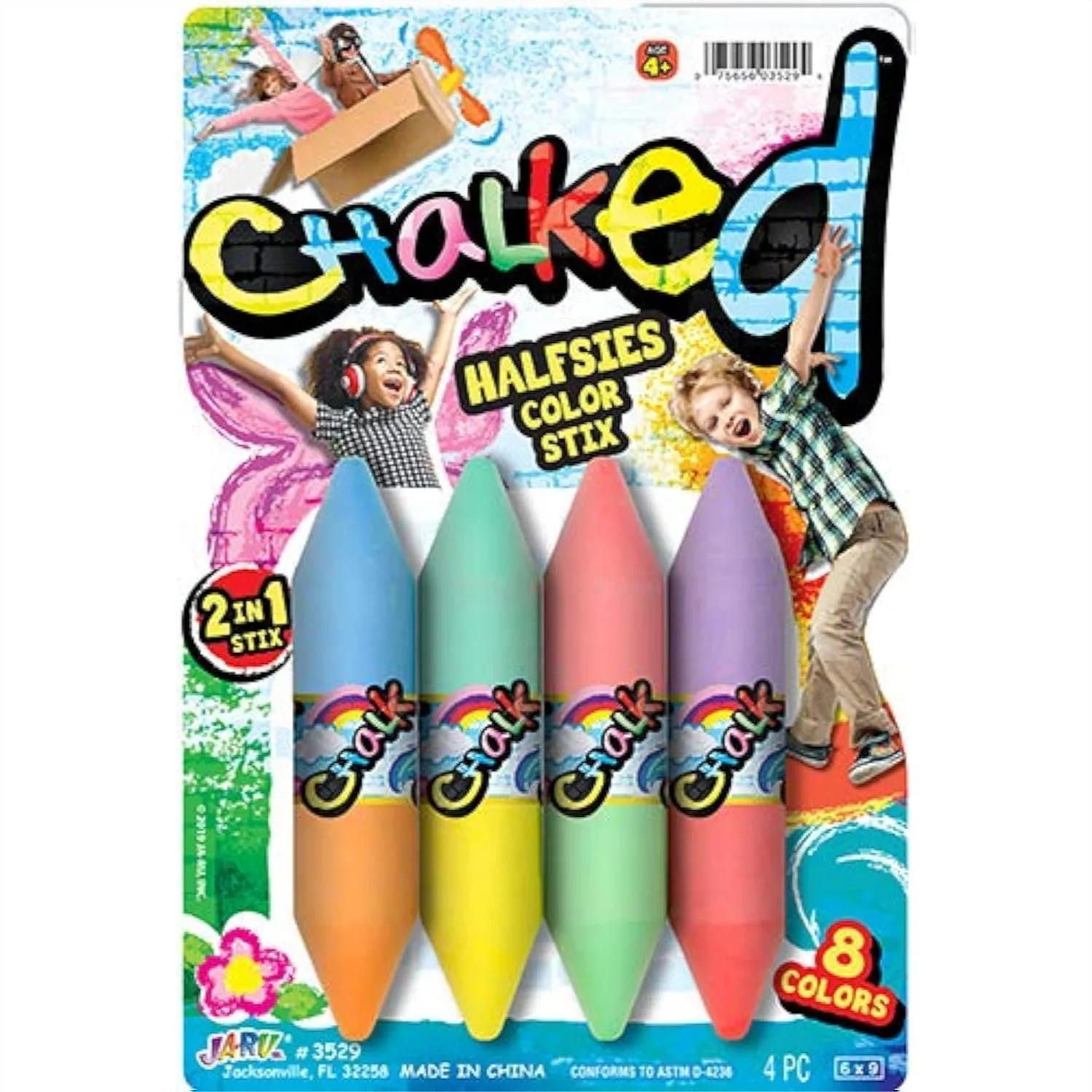 Chalk Outdoor Jumbo - Jumbo Double Sided Sidewalk Chalk for