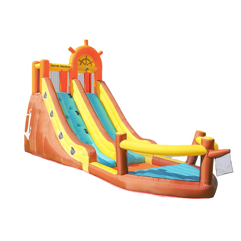 Kids Outdoor Playground - Doctor Dolphin Pirate Ship Outdoor Jumping