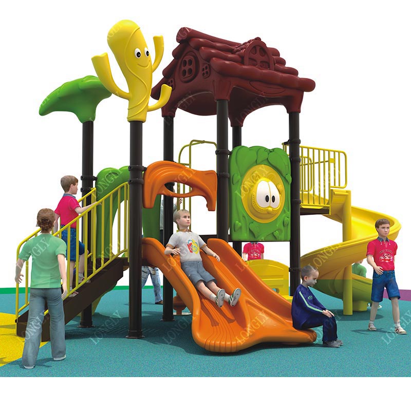 Kids Outdoor Playground - Outdoor Playground Plastic Slide for Kids
