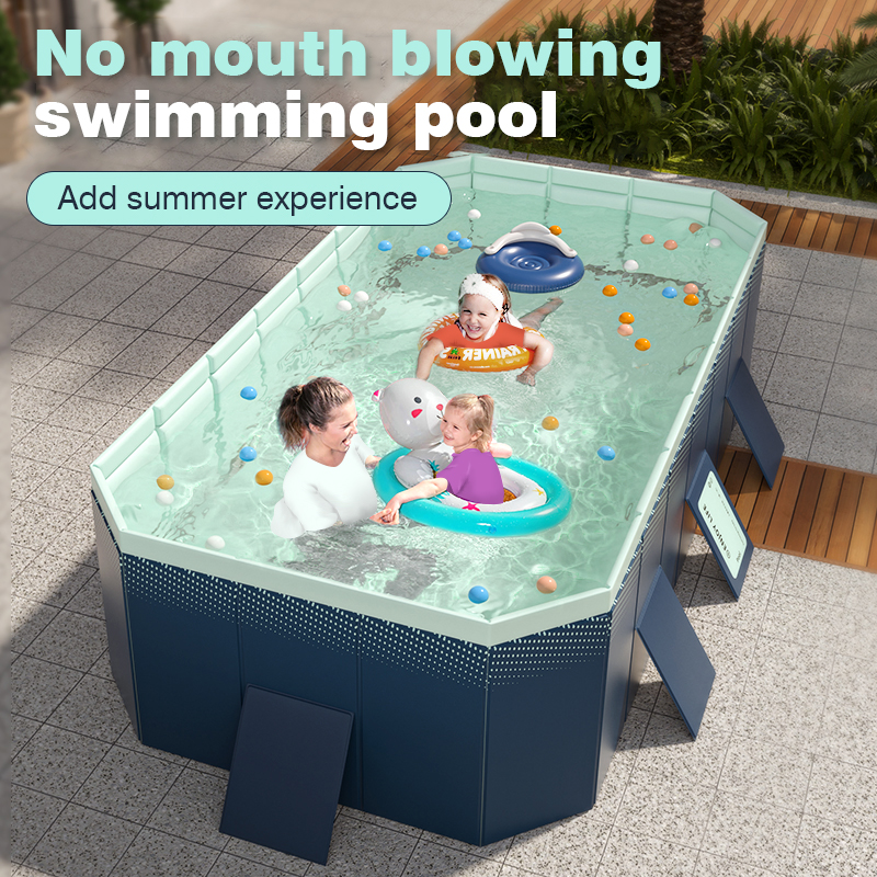 Kids Outdoor Frame - Large Inflatable Swimming Pool Foldable Baby