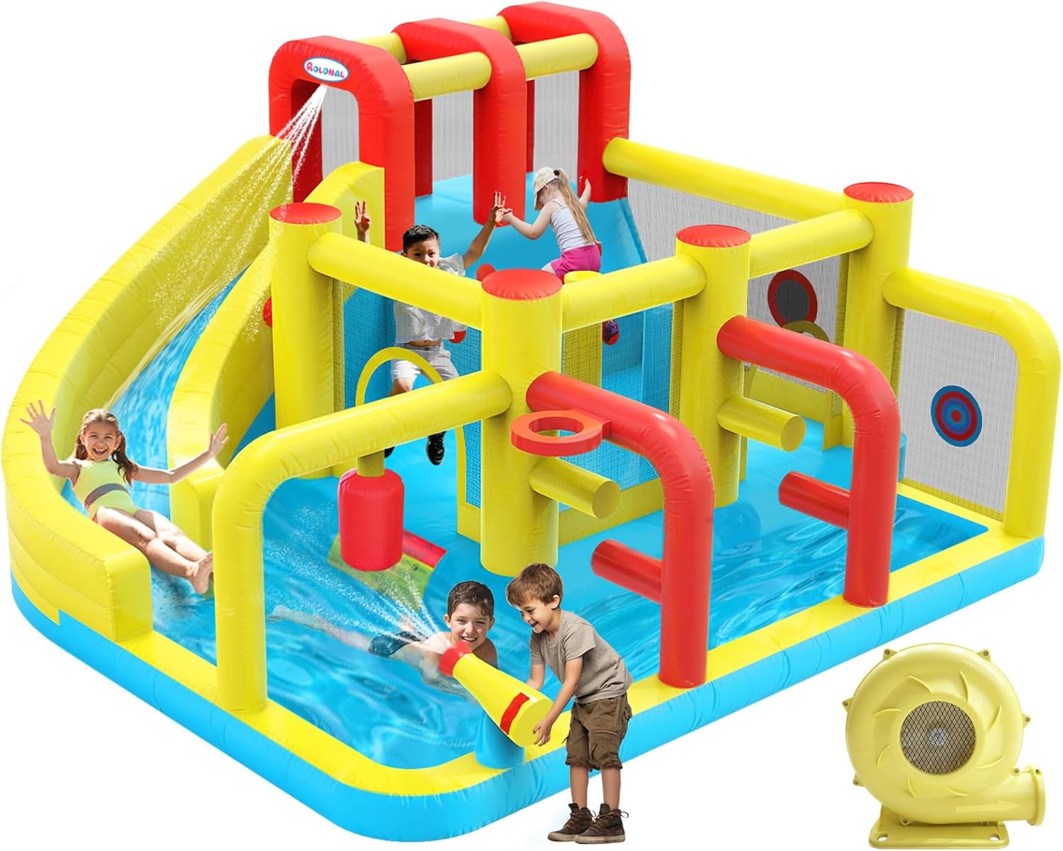 Kids Outdoor Inflatable - Kids Inflatable Water Slide Bounce House