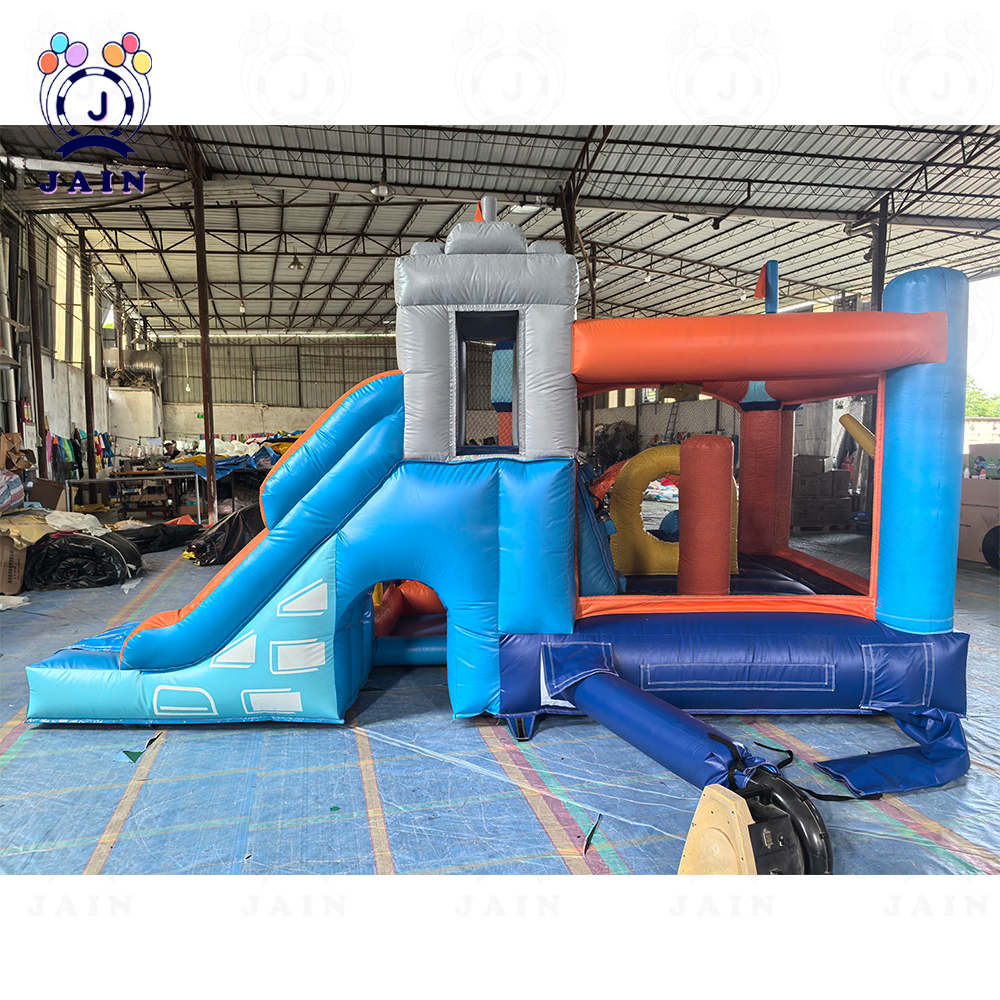 Kids Outdoor Jump House - Inflatable Bounce House Castle with Slide&Ball