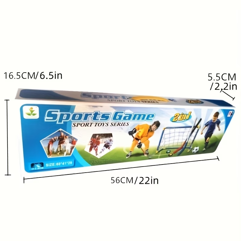 2 in 1 Kids Hockey & Soccer Go – Kids Outdoor Hockey Set Bewertung und Preis