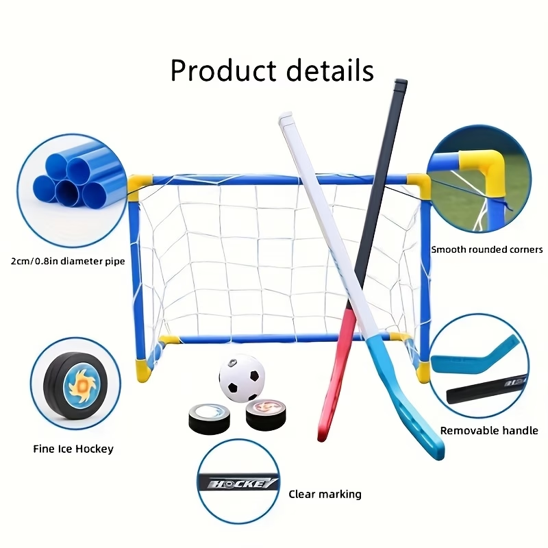 2 in 1 Kids Hockey & Soccer Go – Kids Outdoor Hockey Set Bewertung und Preis