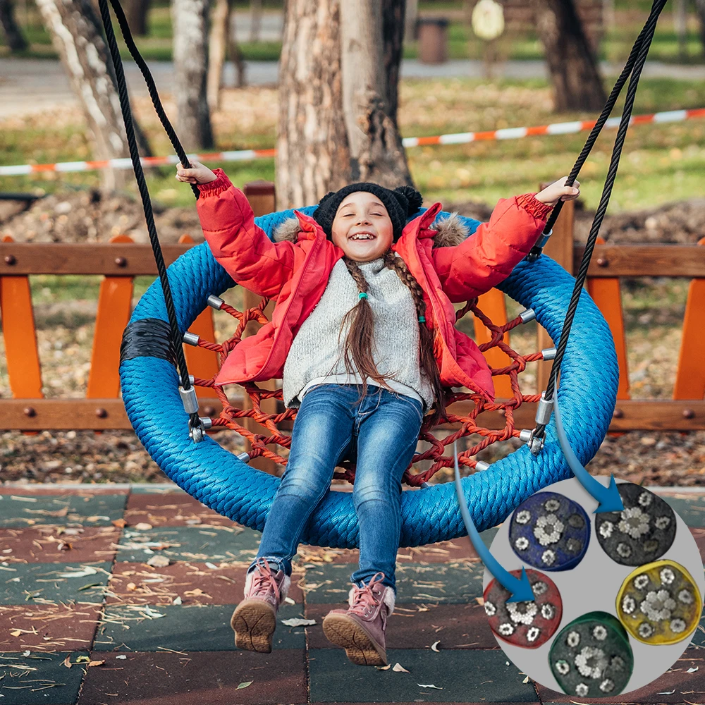 Blue/Red Playground Nest Swing – Kids Outdoor Nest Swing Bewertung und Preis