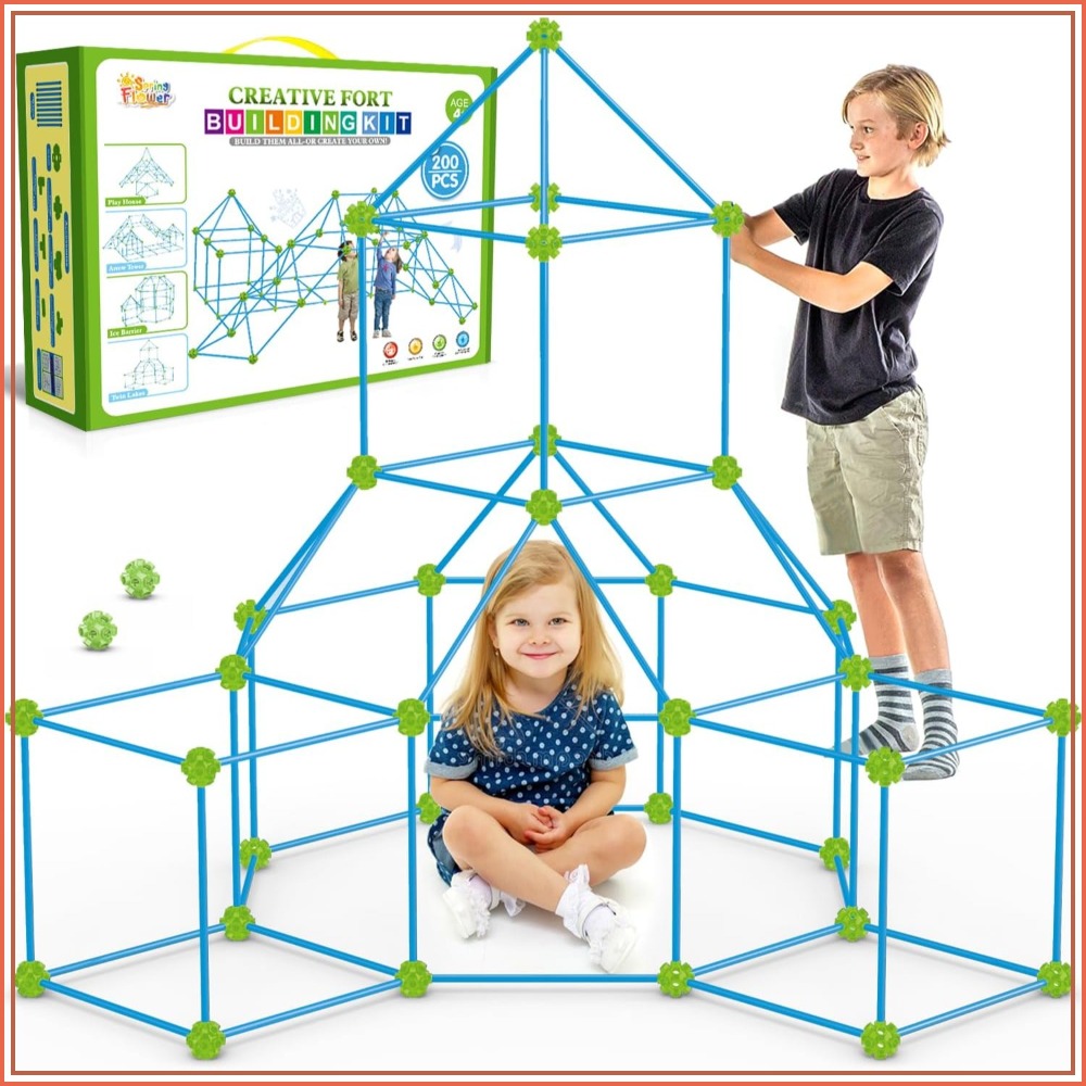 200 Pcs Fort Building Kit for  – Outdoor Kid Bewertung und Preis