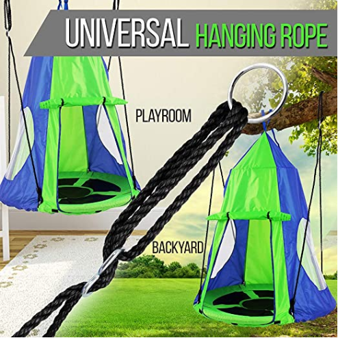 Kids Hanging Chair Tent Swing  – Kids Outdoor Nest Swing Bewertung und Preis