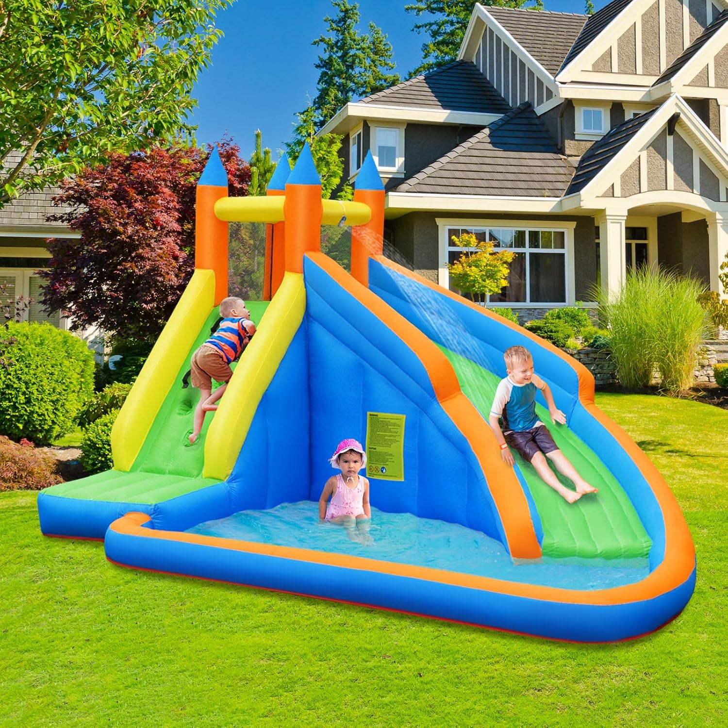 Giant Inflatable Water Park Bo – Kids Outdoor Inflatable Bewertung und Preis
