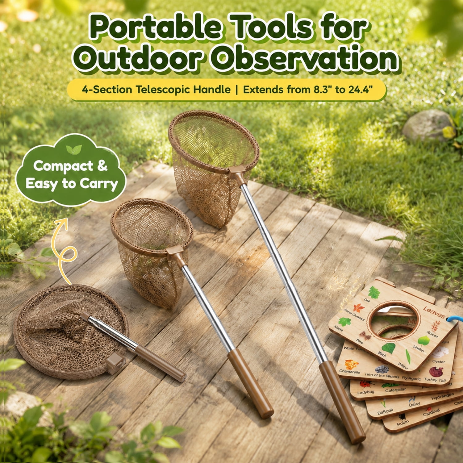 Wooden Bug Catching Kit With T – Kids Outdoor Set Bewertung und Preis