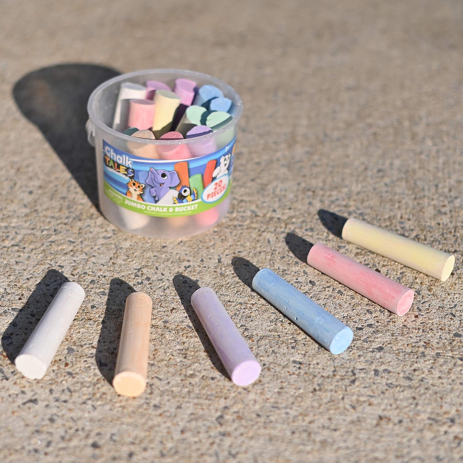 Sidewalk Chalk Set for Kids wi – Chalk Outdoor Jumbo Bewertung und Preis