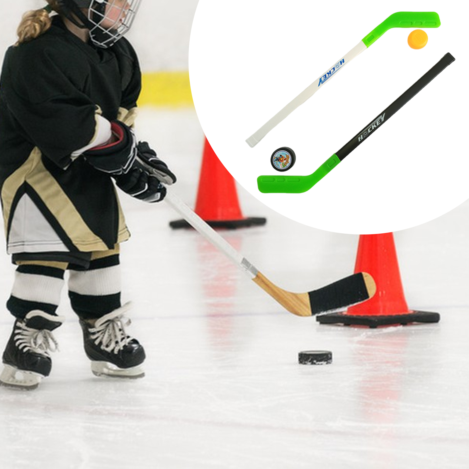 Kids Hockey Sticks and Ball Se – Kids Outdoor Hockey Set Bewertung und Preis