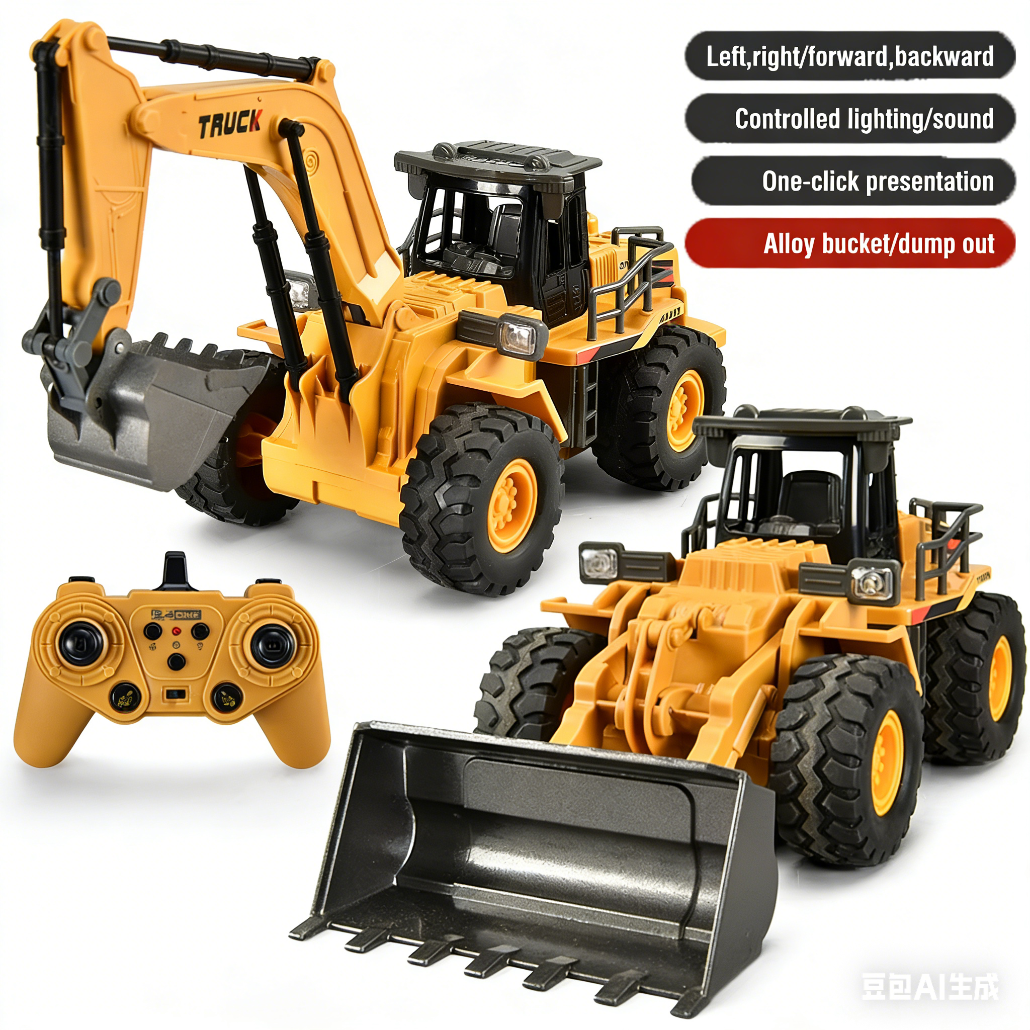 2.4G Alloy Remote Control Exca – Kids Outdoor Digger Bewertung und Preis
