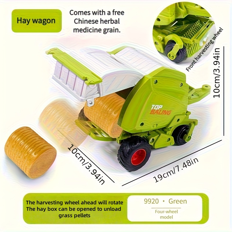 1:24 Inertial Farm Tractor wit – Kids Outdoor Activity Set Bewertung und Preis