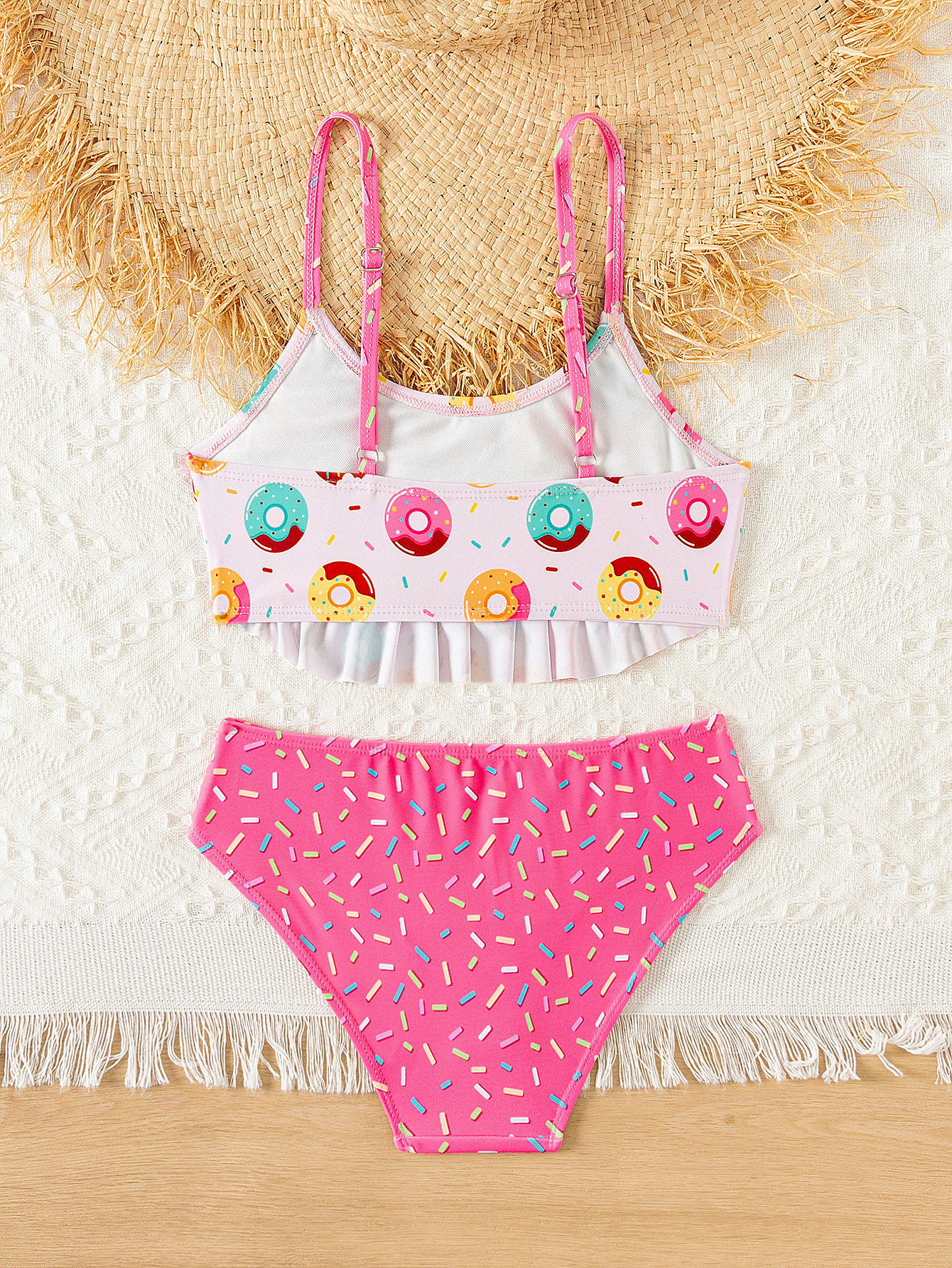 Donut Print Ruffle Girls 2 Pie – Outdoor Kid Bewertung und Preis