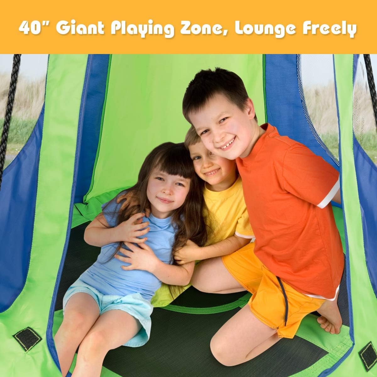 2 in 1 Kids Detachable Hanging – Kids Outdoor Nest Swing Bewertung und Preis