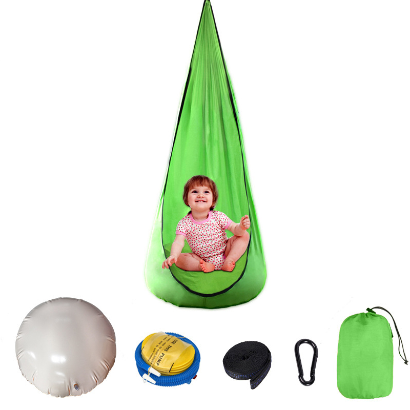 Child's Rope Hanging Seat Nest – Kids Outdoor Nest Swing Bewertung und Preis