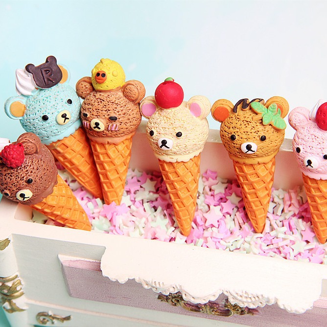 Rilakkuma Ice Cream Action Fig – Kids Outdoor Kitchen Accessories Bewertung und Preis