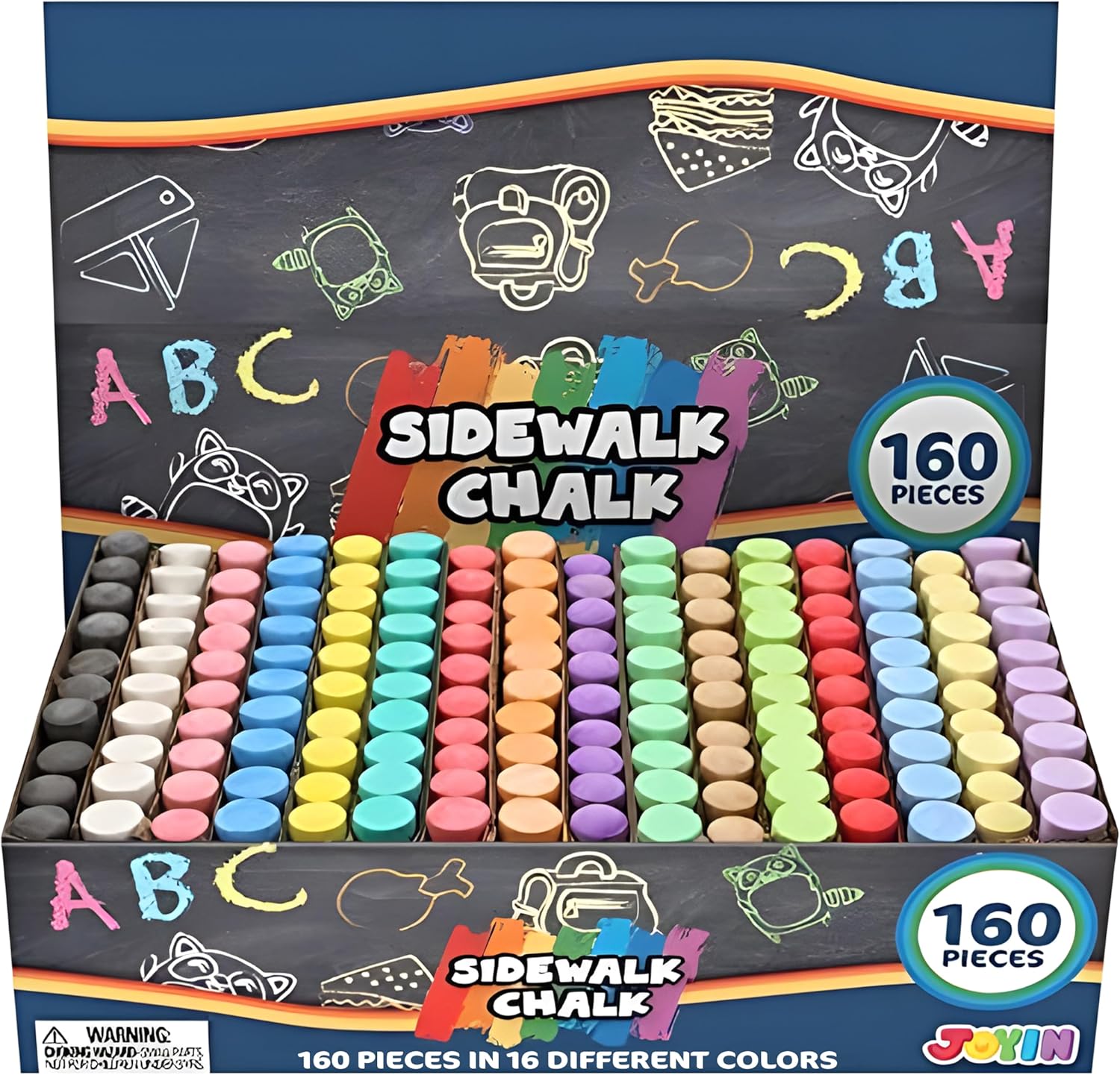 160 PCS Sidewalk Chalks Set No – Chalk Outdoor Jumbo Bewertung und Preis