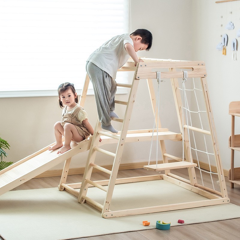 Jungle Gym Kids Outdoor Solid  – Kids Outdoor Jungle Gym With Slide Bewertung und Preis