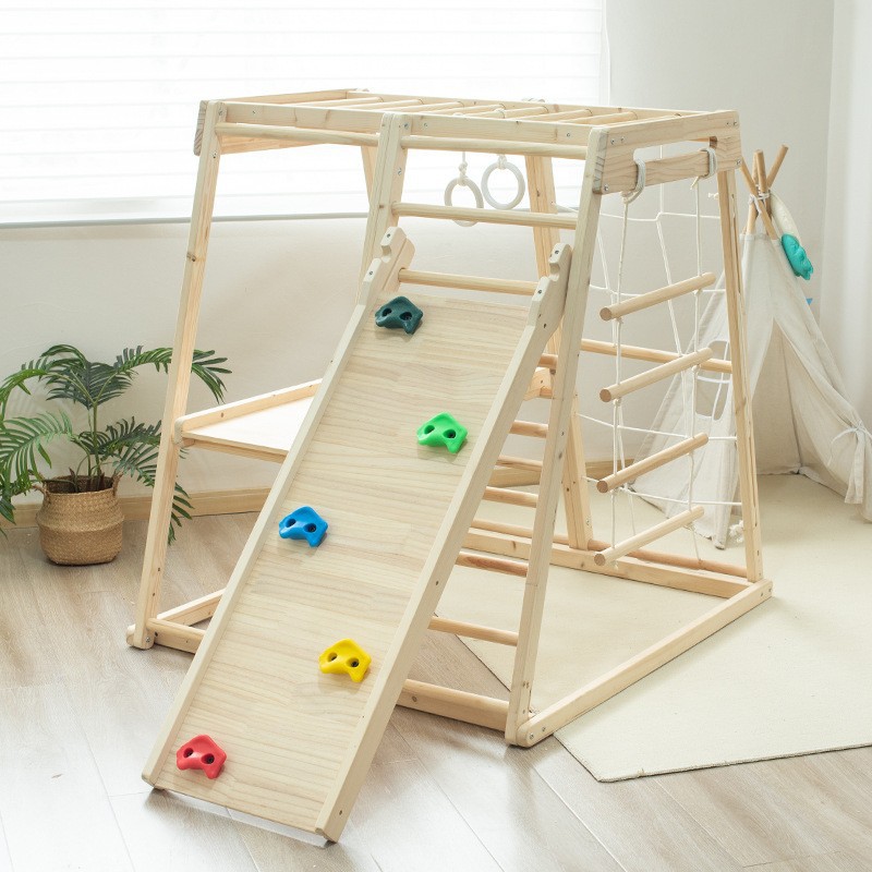 Jungle Gym Kids Outdoor Solid  – Kids Outdoor Jungle Gym With Slide Bewertung und Preis