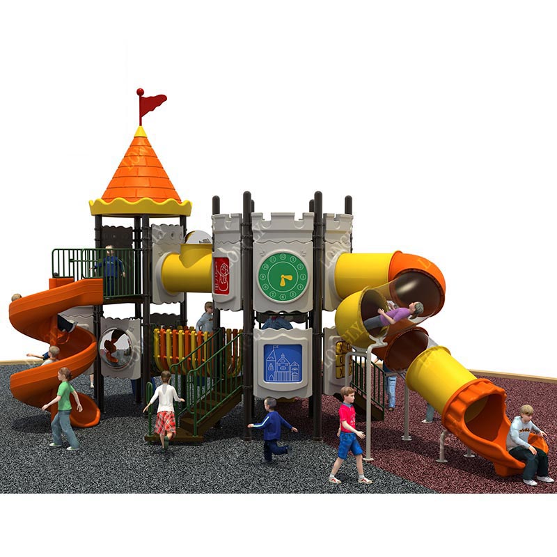 Castle Style Kids Slide for Ou – Kids Outdoor Playground Bewertung und Preis