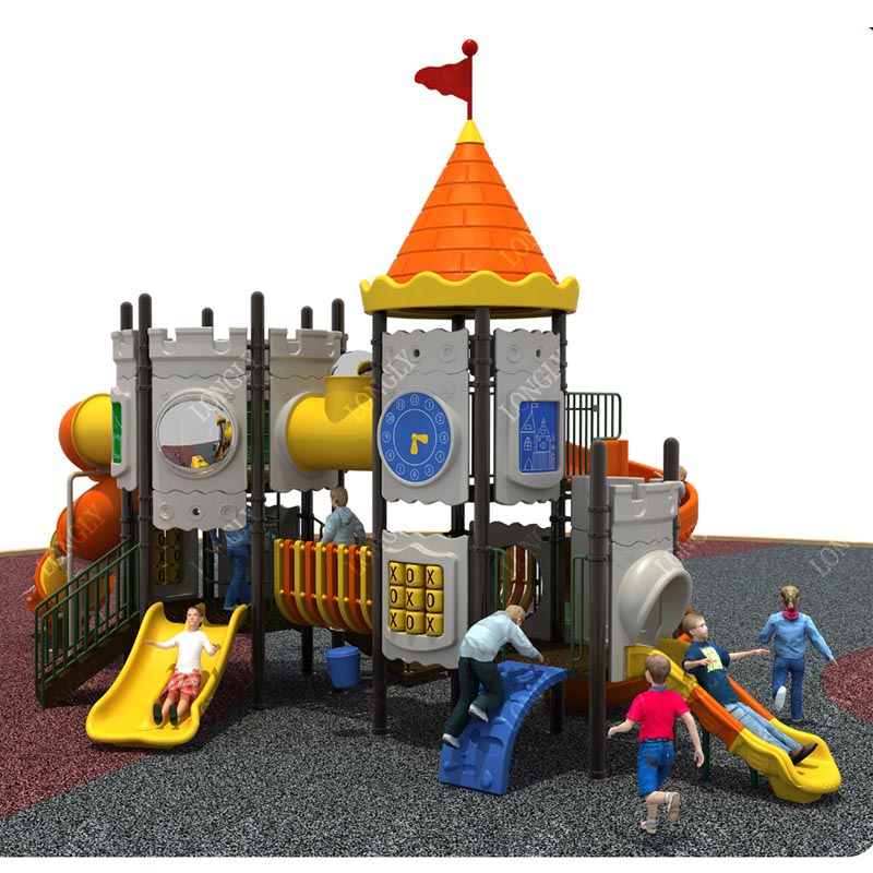 Castle Style Kids Slide for Ou – Kids Outdoor Playground Bewertung und Preis