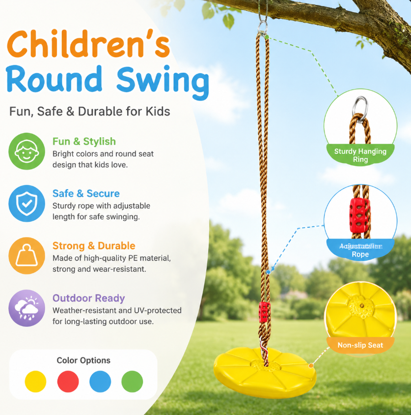 Thickened Octagonal Petal Swin – Kids Outdoor Hanging Chair Bewertung und Preis