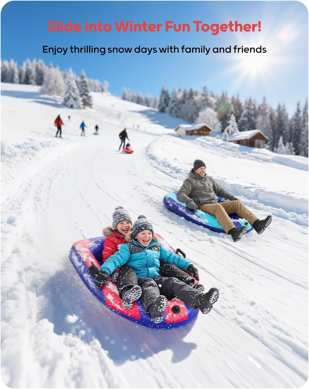 QPAU Inflatable PVC Snow Sled  – Outdoor Kid Bewertung und Preis