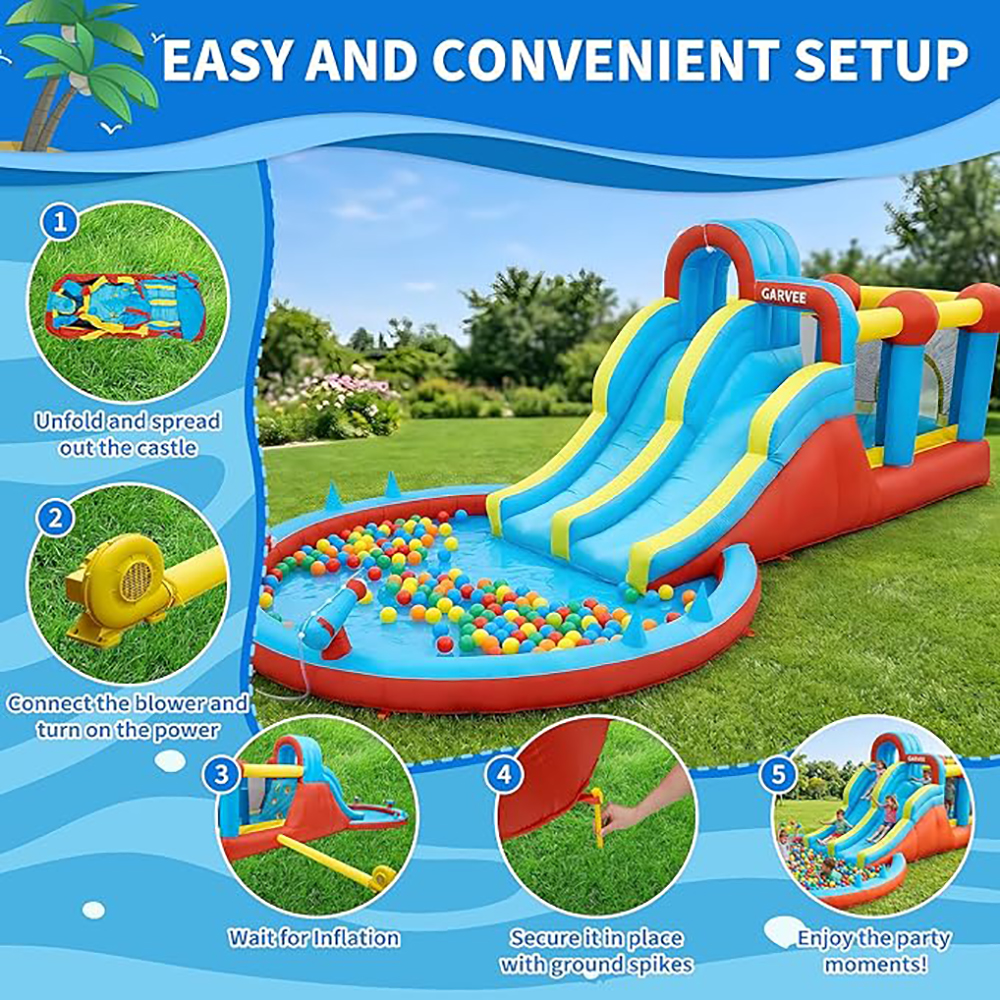All-Season 8-in-1 Inflatable W – Kids Outdoor Inflatable Bewertung und Preis