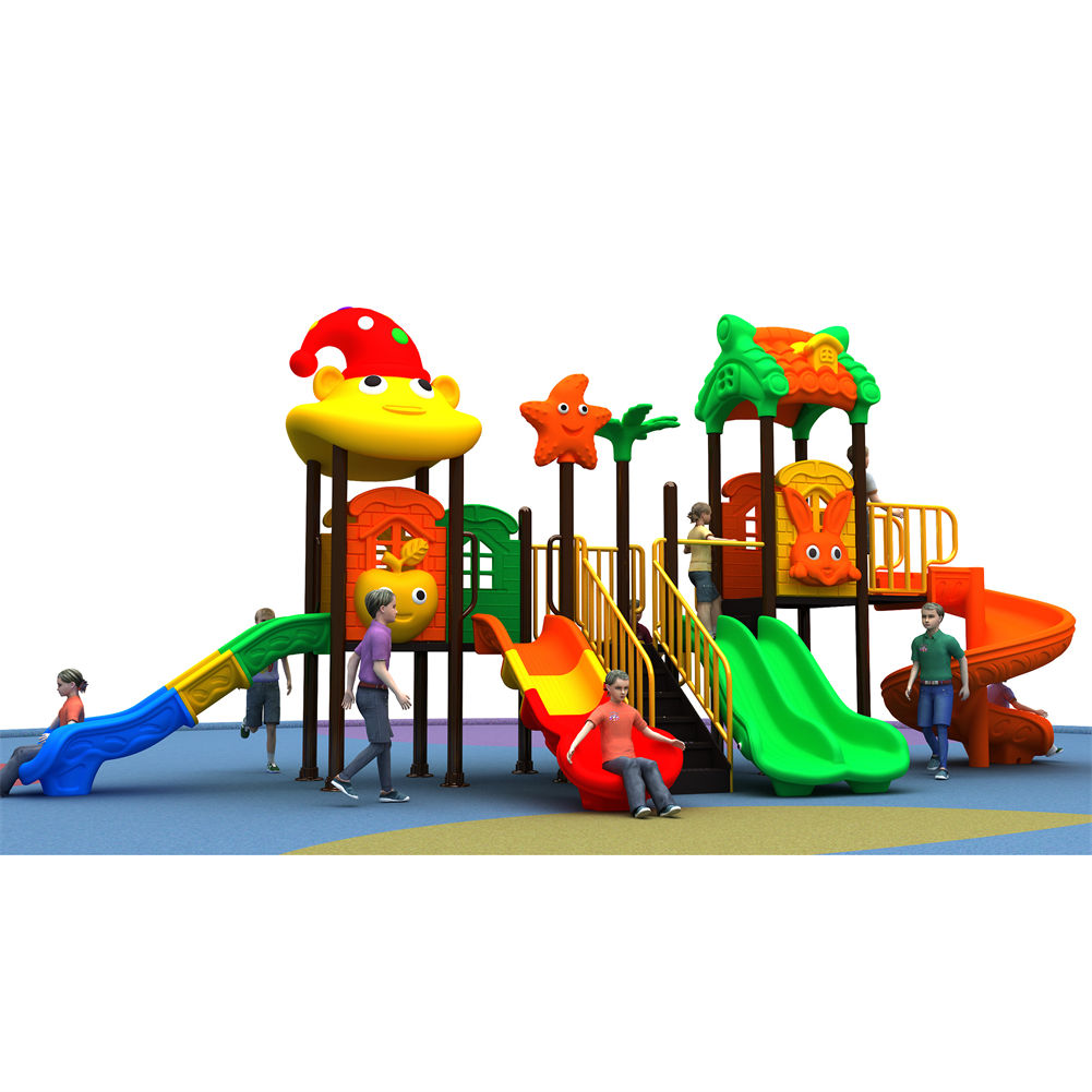China Manufacturer Cheap Play  – Kids Outdoor Jungle Gym With Slide Bewertung und Preis