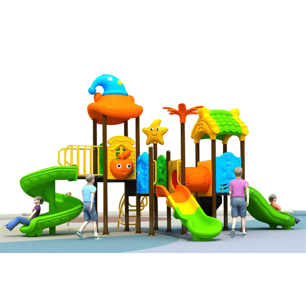 China Manufacturer Cheap Play  – Kids Outdoor Jungle Gym With Slide Bewertung und Preis