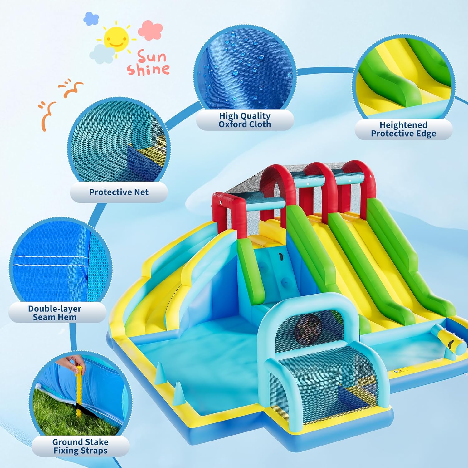 Inflatable Bounce House Oxford – Outdoor Kids In An Indoor World Bewertung und Preis