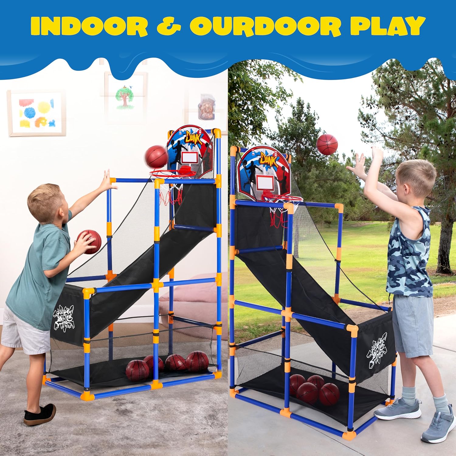 Arcade Basketball Game Set wit – Kids Outdoor Set Bewertung und Preis