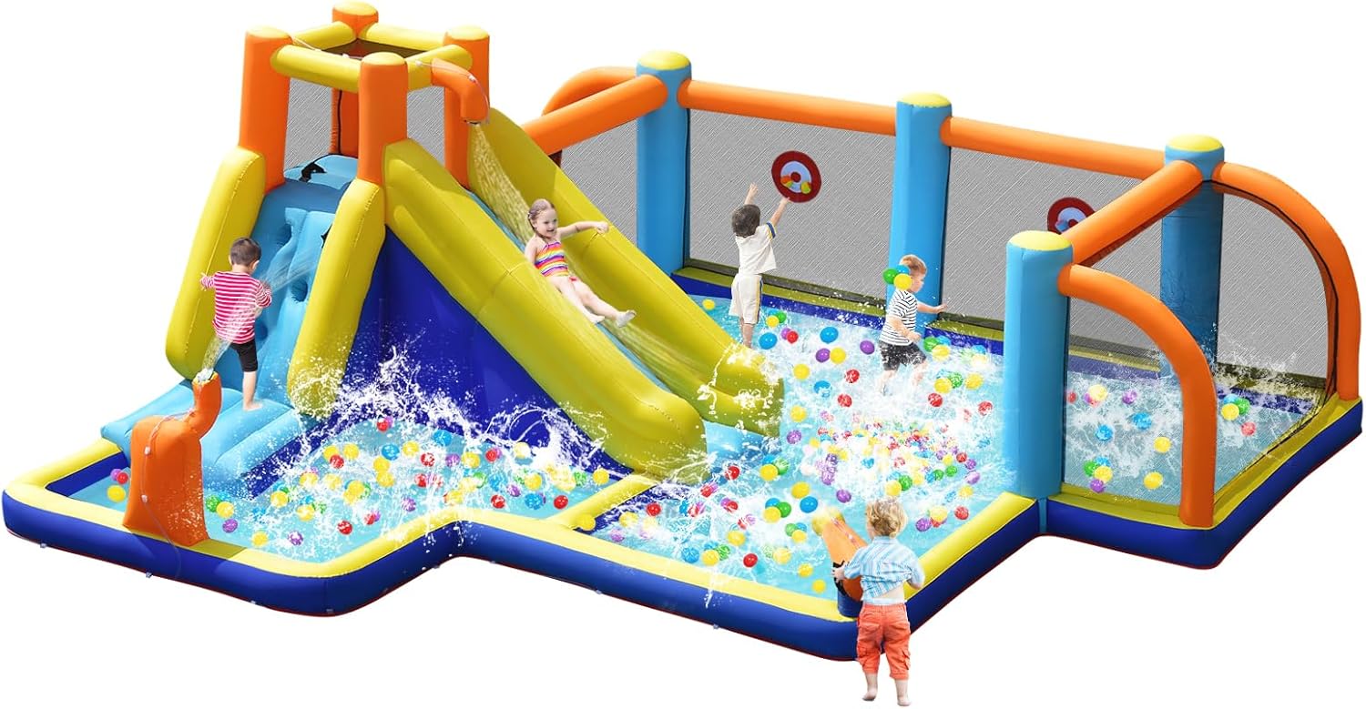 Giant Inflatable Water Slide B – Kids Outdoor Inflatable Bewertung und Preis