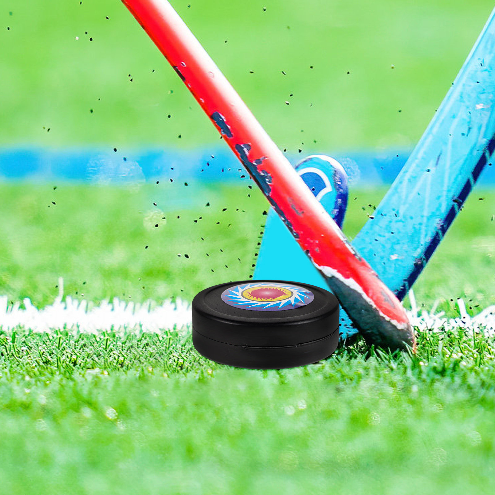 6Pcs Premium Plastic Hockey Pu – Kids Outdoor Hockey Set Bewertung und Preis