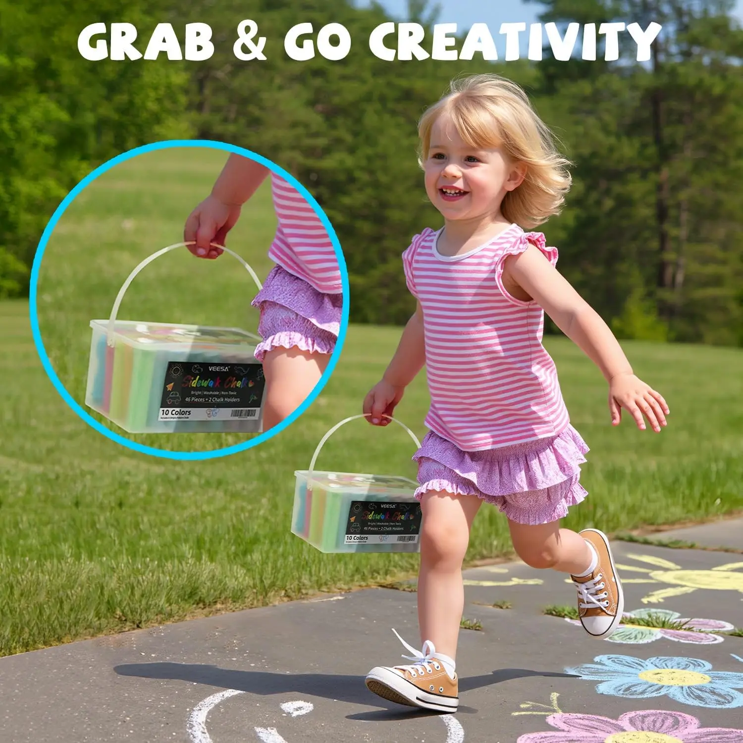 Jumbo Sidewalk Chalk Set for K – Chalk Outdoor Jumbo Bewertung und Preis