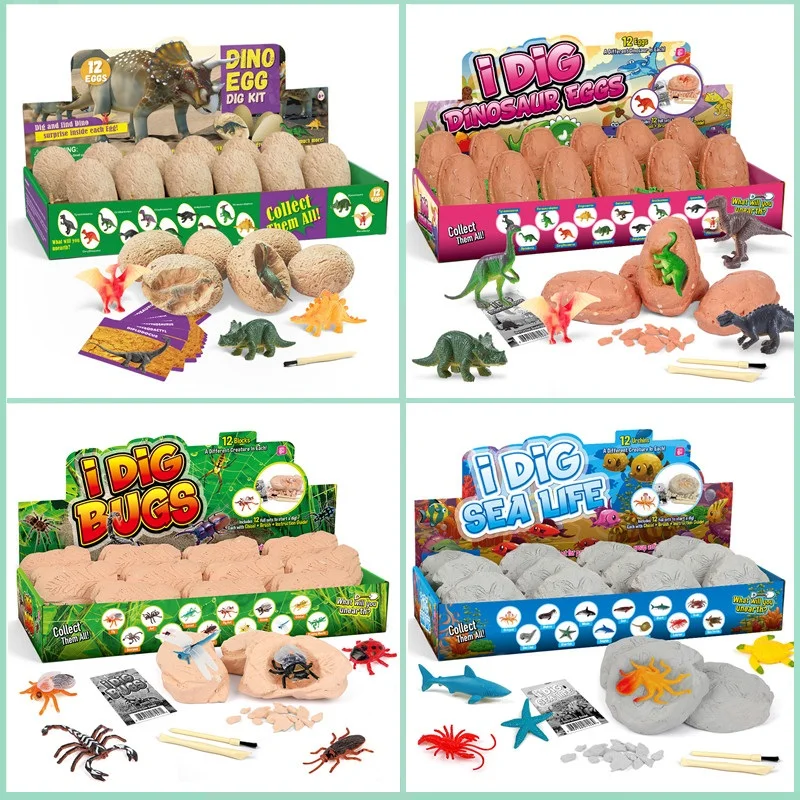12PCS Archeological Dinosaur E – Kids Outdoor Digger Bewertung und Preis