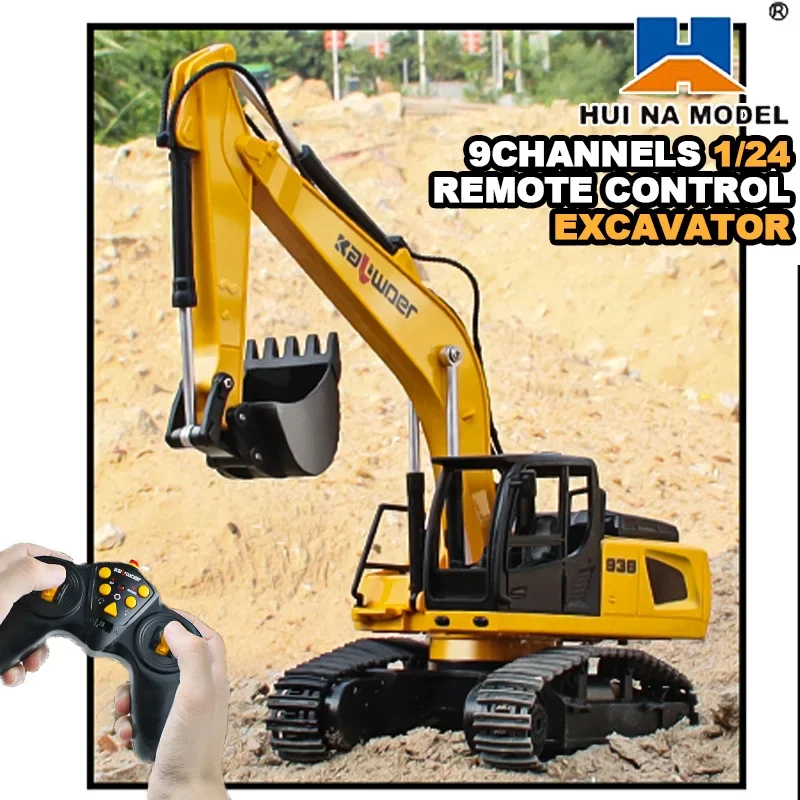 Huina Rc Excavator 1/24 9Ch Re – Kids Outdoor Digger Bewertung und Preis