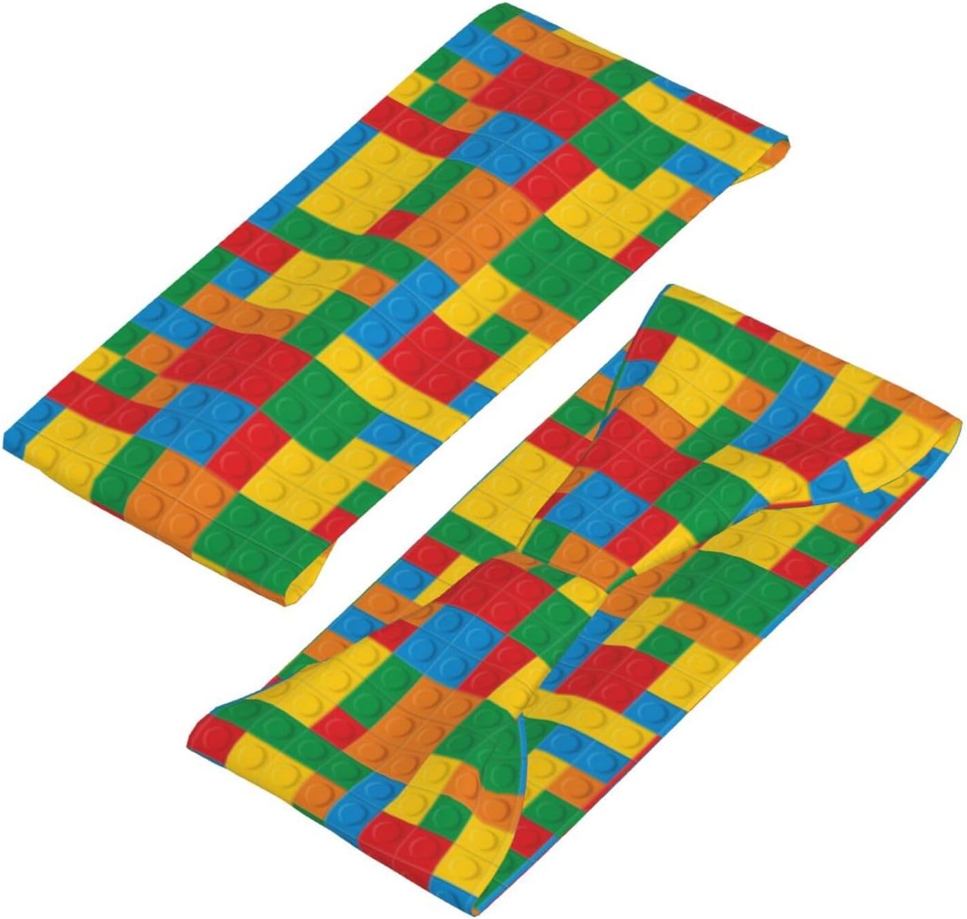 Colorful Building Blocks Print – Kids Outdoor Yoga Bewertung und Preis