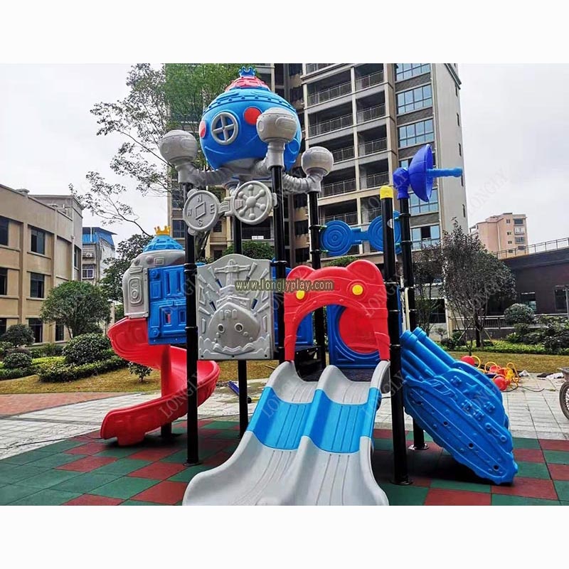 China Factory Kids Plastic Sli – Kids Outdoor Playground Bewertung und Preis