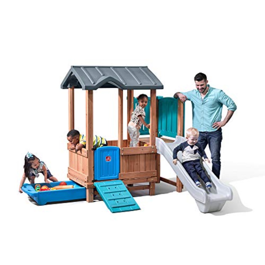 Woodland Adventure Playhouse & – Kids Outdoor Playground Bewertung und Preis