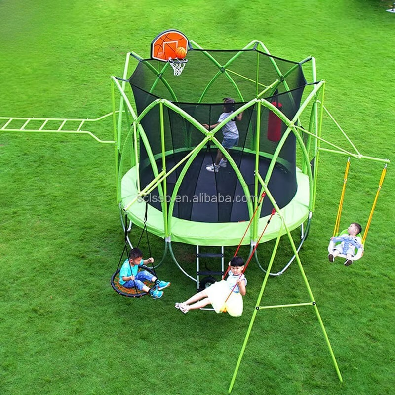 12ft Gymnastic Outdoor Trampol – Outdoor Children'S Park Bewertung und Preis