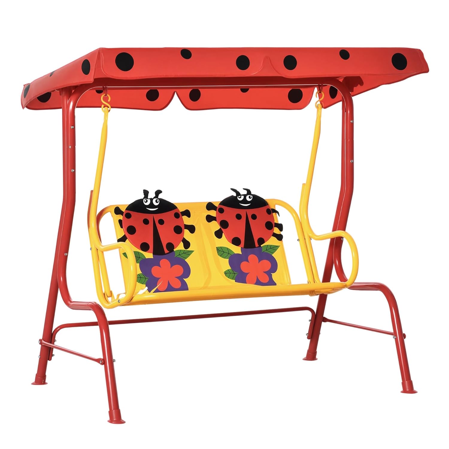 Kids Patio Swing, 2-Seater Out – Kids Outdoor Hanging Chair Bewertung und Preis