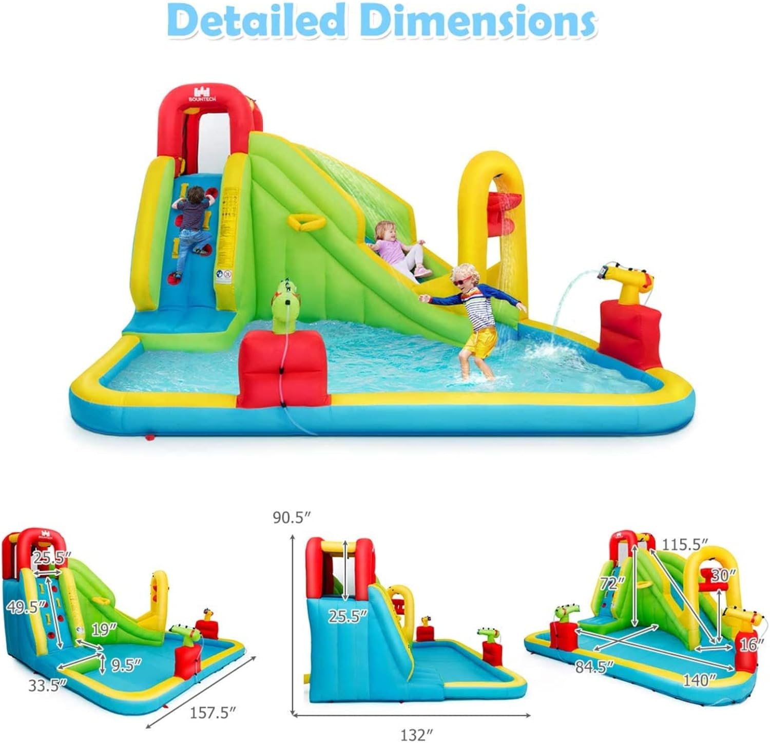 Mega Inflatable Water Park Bou – Kids Outdoor Inflatable Bewertung und Preis