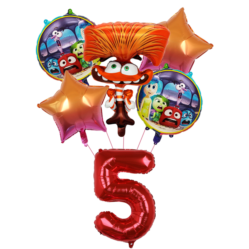 6pcs New Inside Out2 Balloons  – Outdoor Kids In An Indoor World Bewertung und Preis