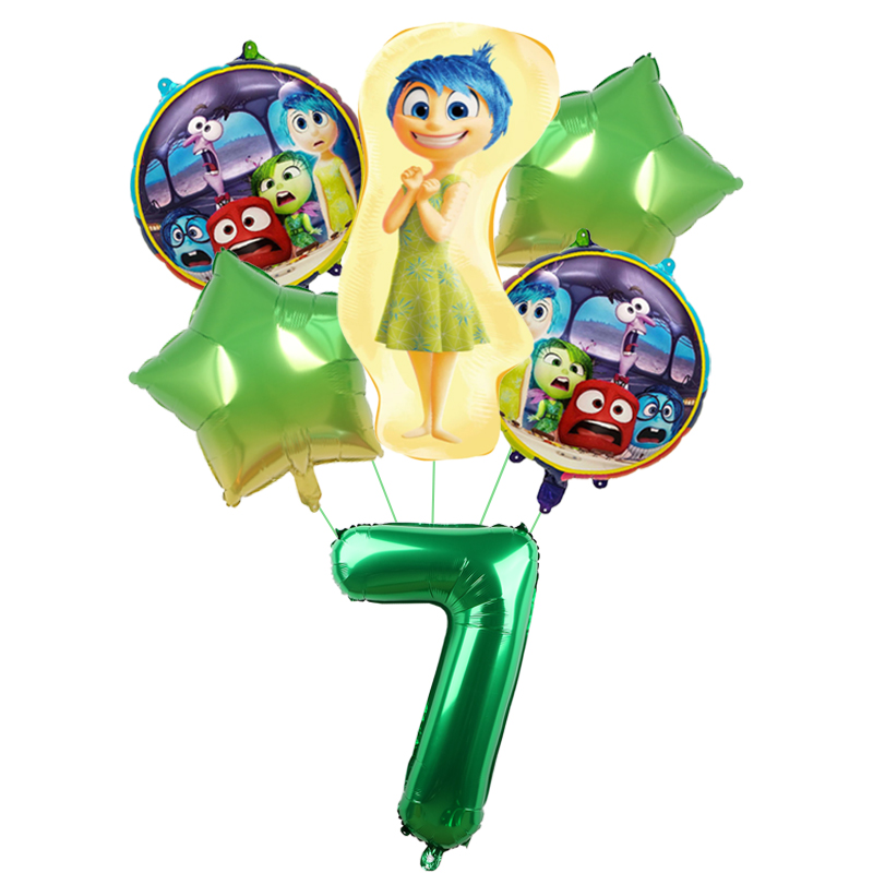 6pcs New Inside Out2 Balloons  – Outdoor Kids In An Indoor World Bewertung und Preis