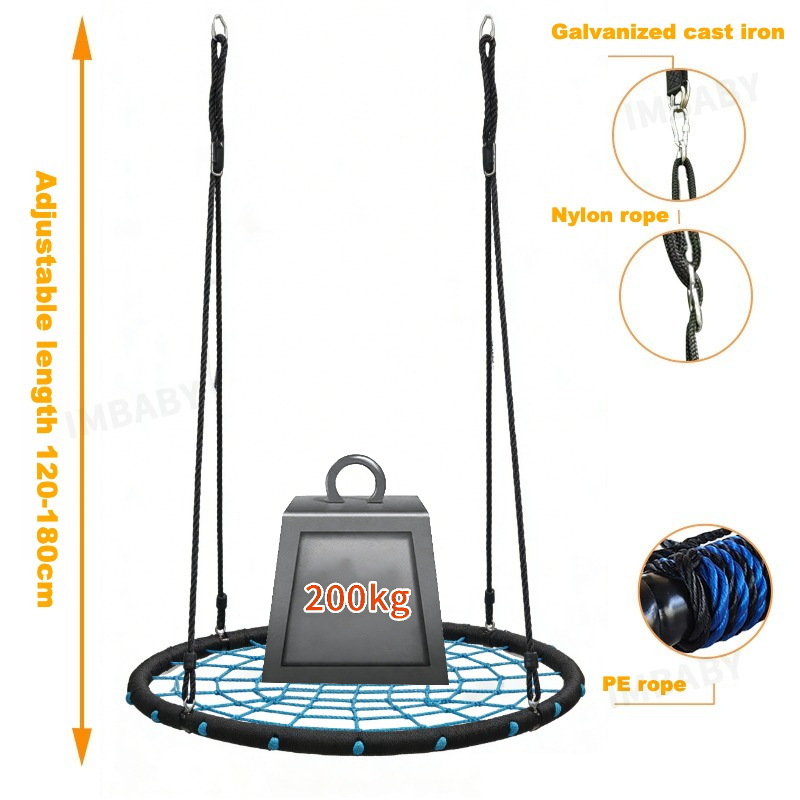 IMBABY Kids Round Net Nest Swi – Kids Outdoor Nest Swing Bewertung und Preis